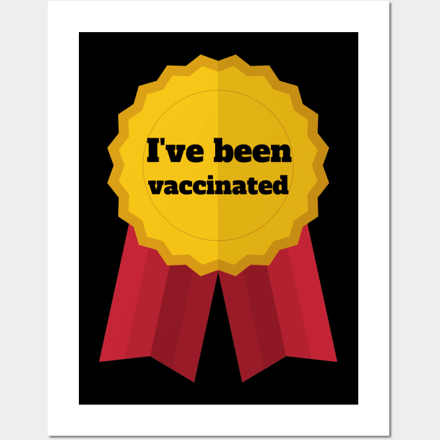 Vaccinated Wall Art by WordsGames